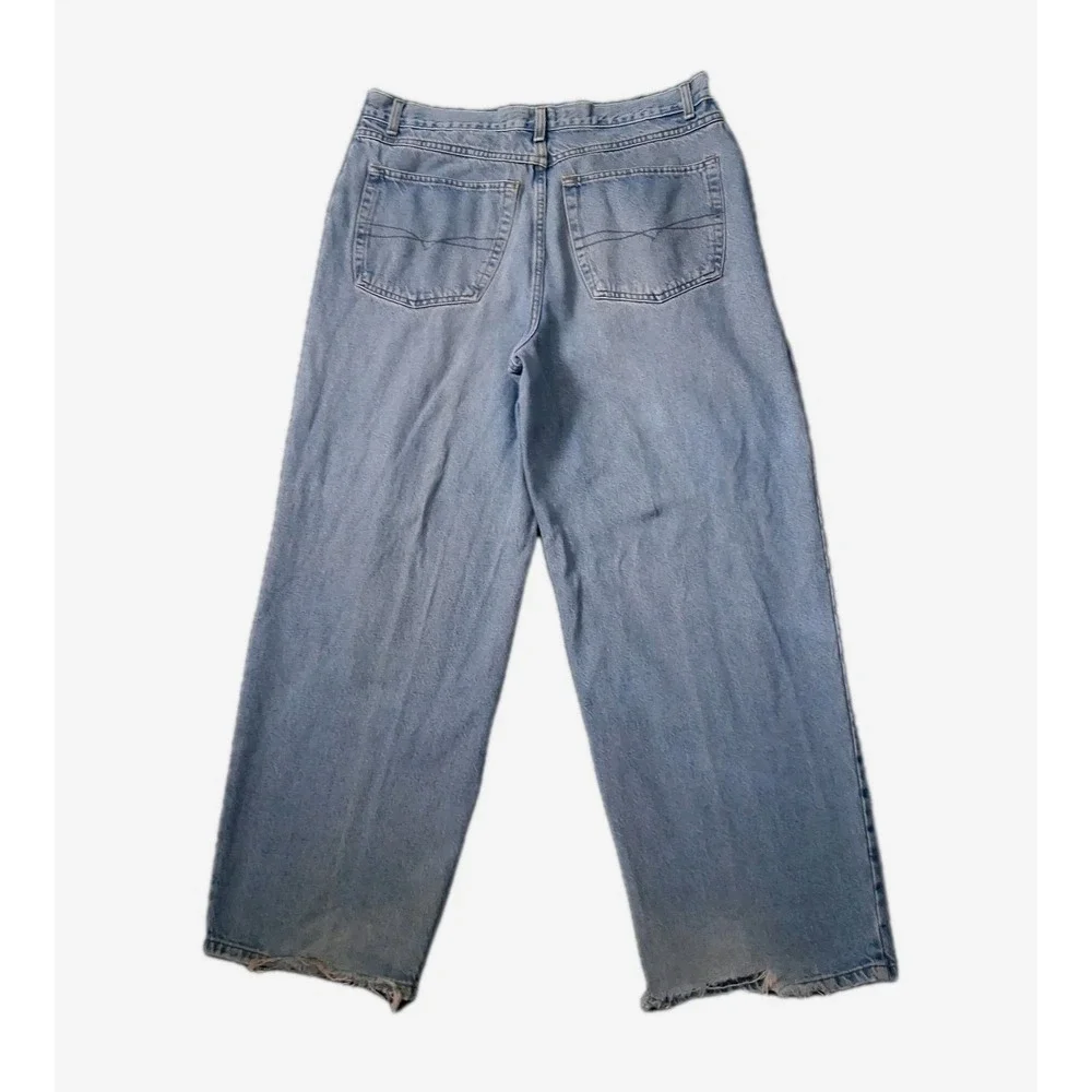 Vtg Anchor Blue Beyond Baggy Jeans Men 38 X 30 Fits 36